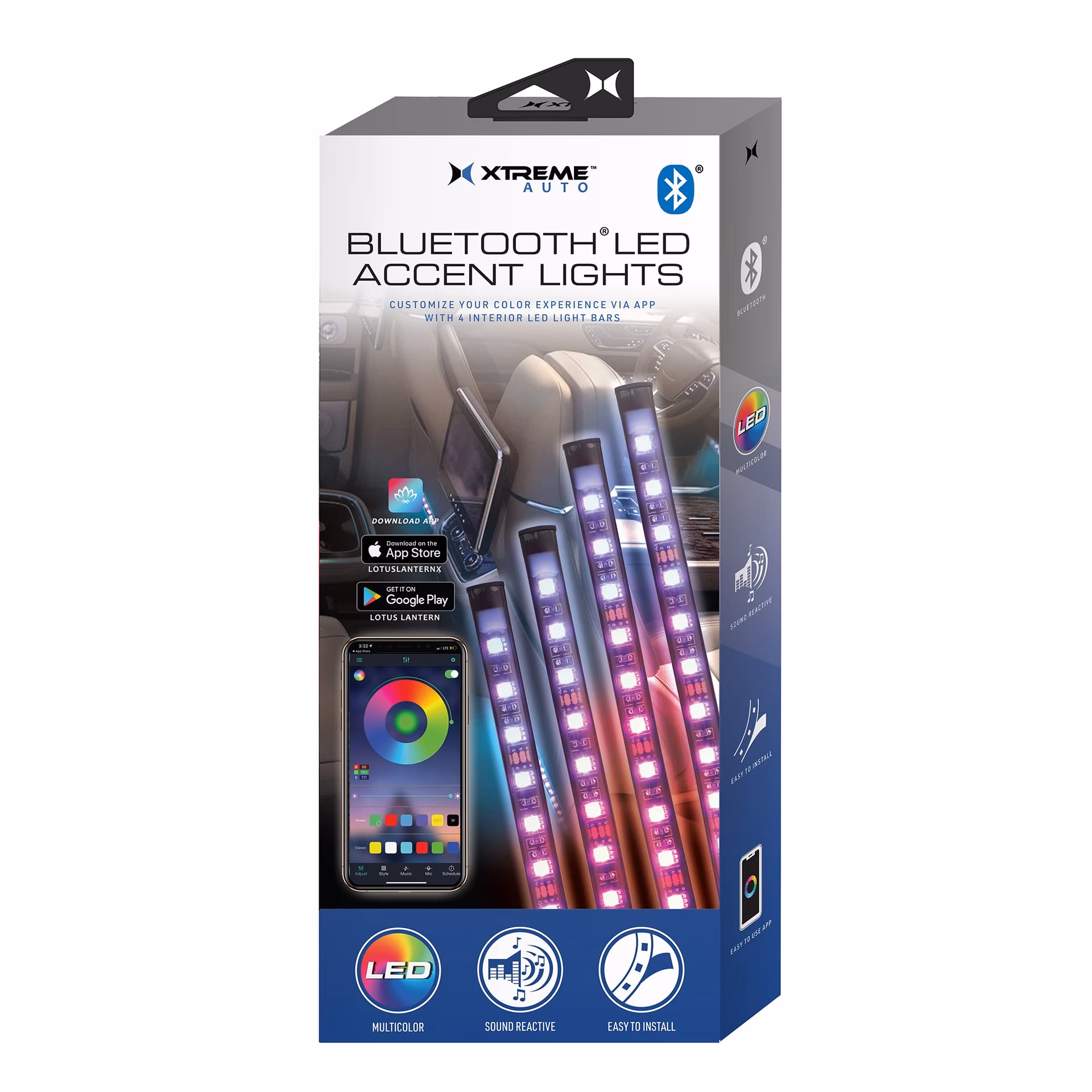 Are Xtreme LED lights Bluetooth?