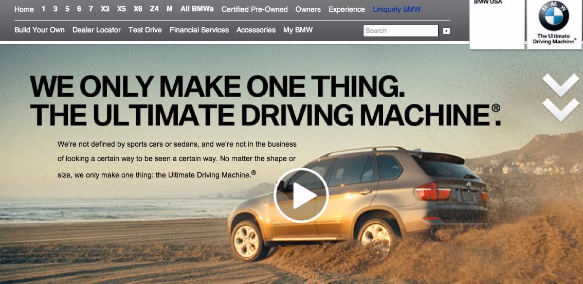 ¿BMW sigue utilizando la Ultimate Driving Machine?