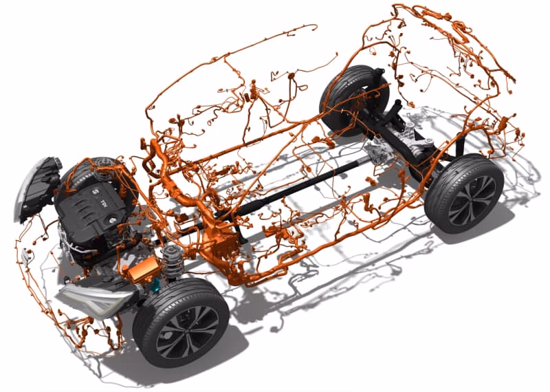 ¿Cuánto cableado tiene un coche?