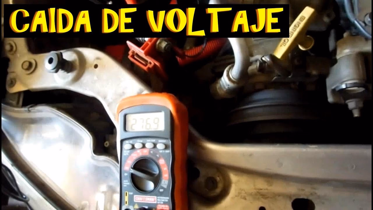 ¿Cómo se corrige la caída de voltaje?