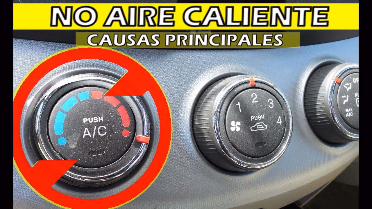 ¿Dónde está la calefacción del carro?