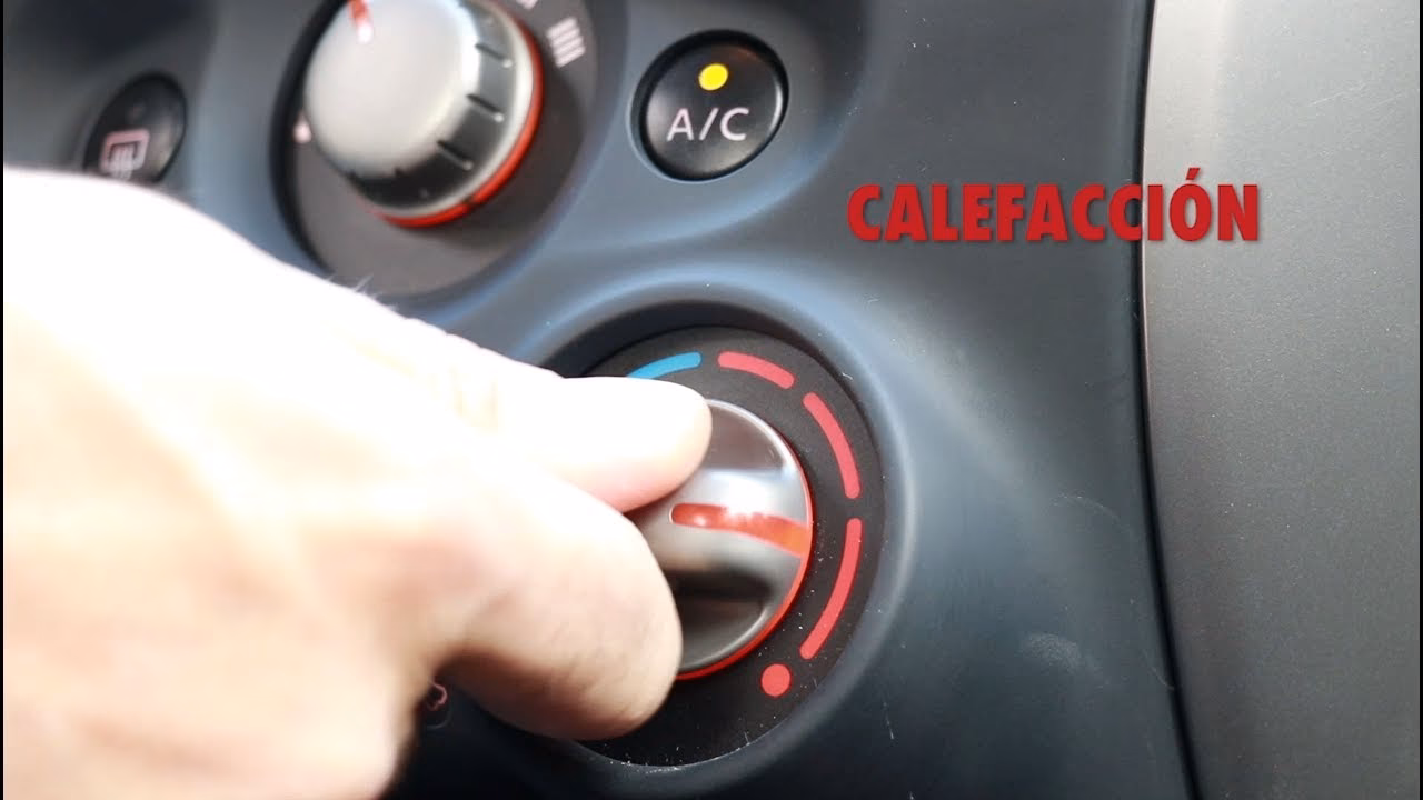¿Dónde está la calefacción del carro?