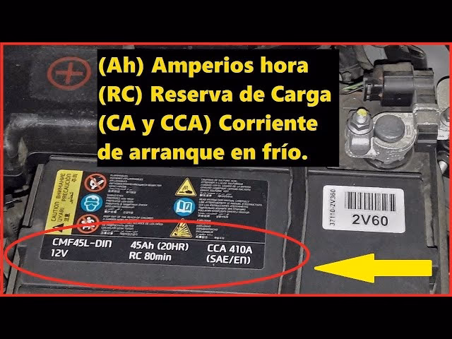 ¿Cuál es la capacidad de reserva de una batería?