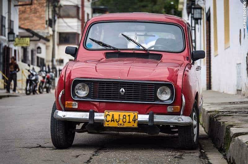 Which car is popular in Colombia?