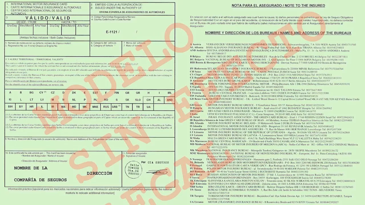 ¿Qué es el certificado internacional de seguro?