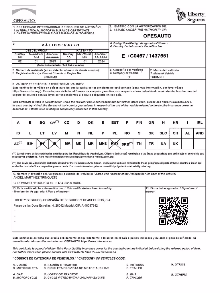 ¿Qué es el certificado internacional?