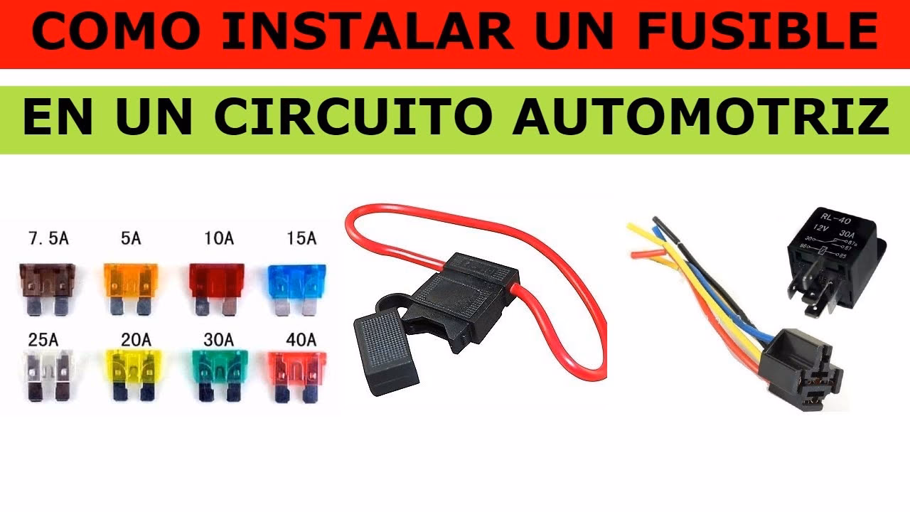 ¿Qué número es el fusible de arranque?