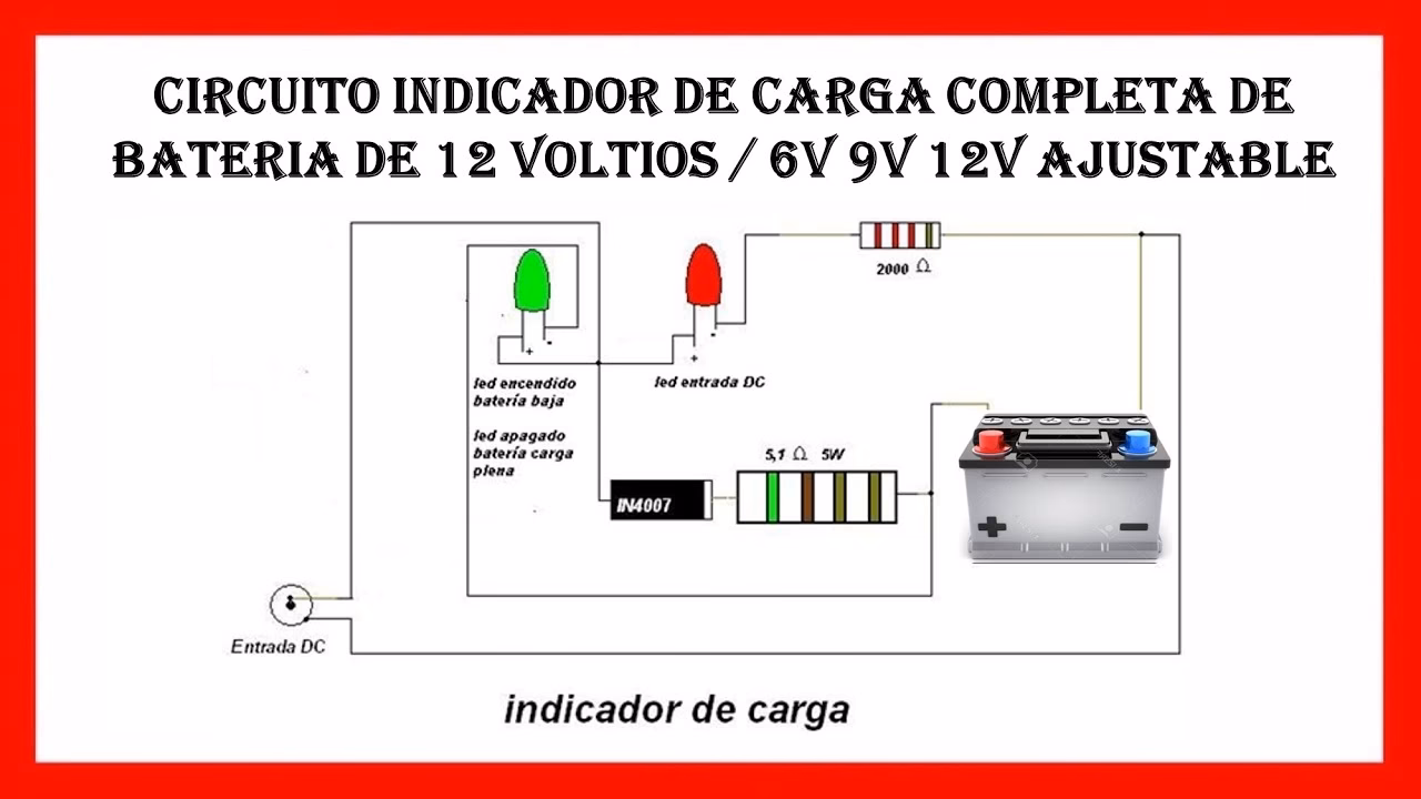 ¿Cómo funciona el indicador de carga de batería?