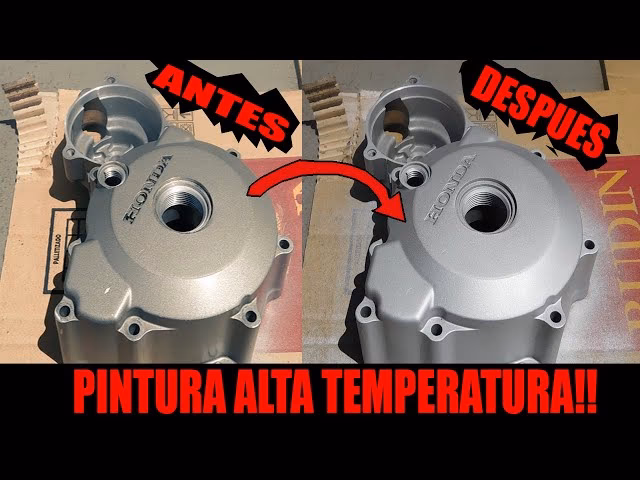 ¿Qué pintura es mejor para altas temperaturas?