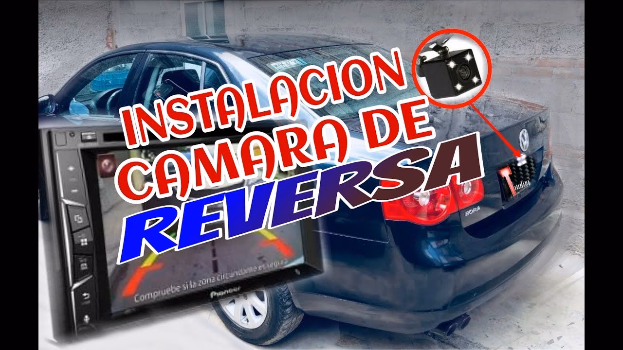 ¿Cómo se conectan las cámaras de marcha atrás?