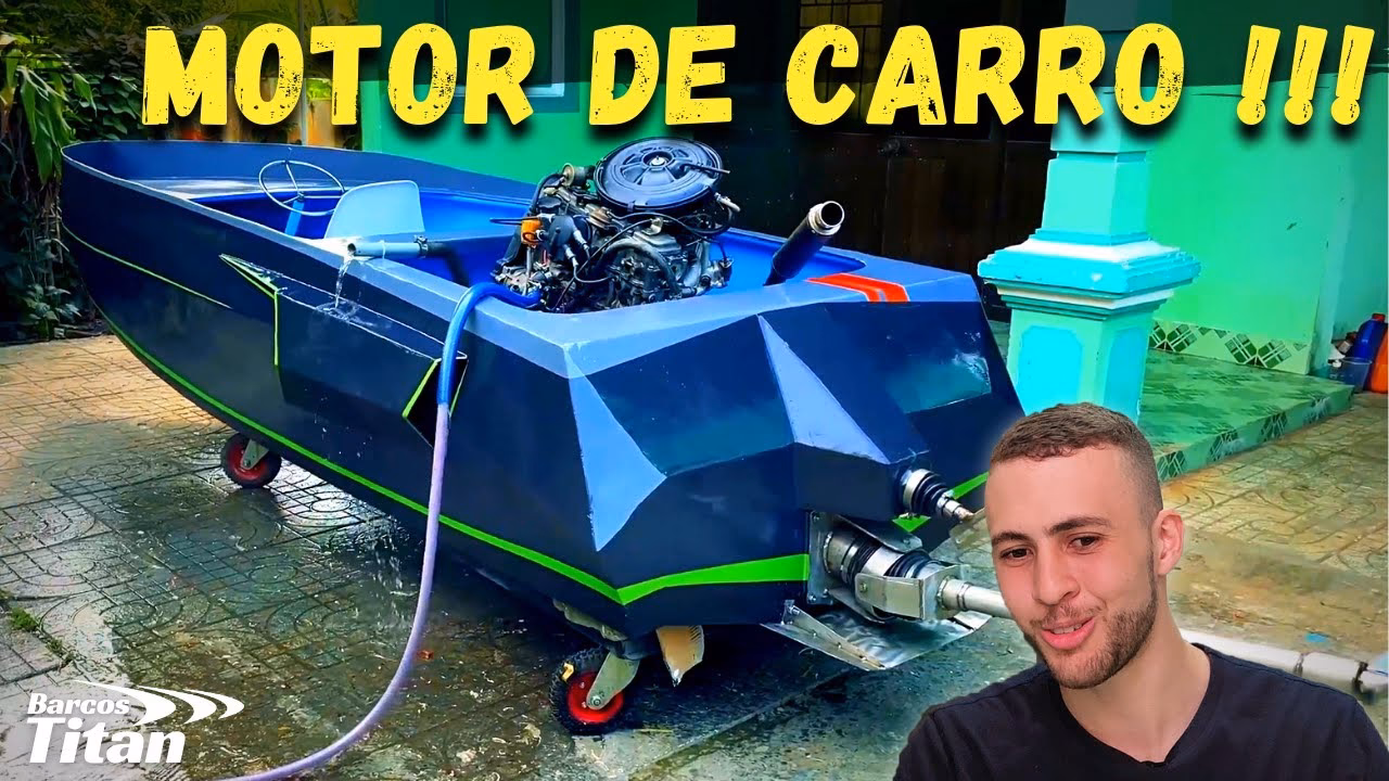 ¿Se puede poner un motor de automóvil en un barco?