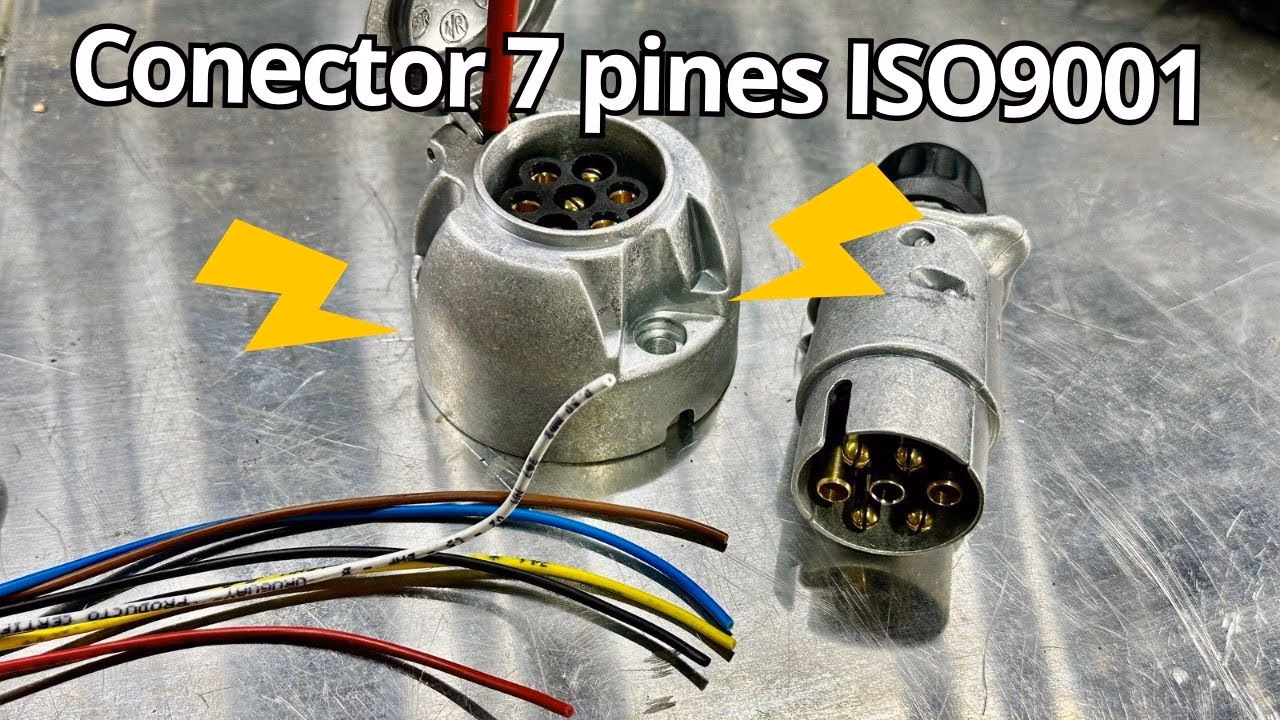 ¿Cómo se conectan los cables de un tráiler?