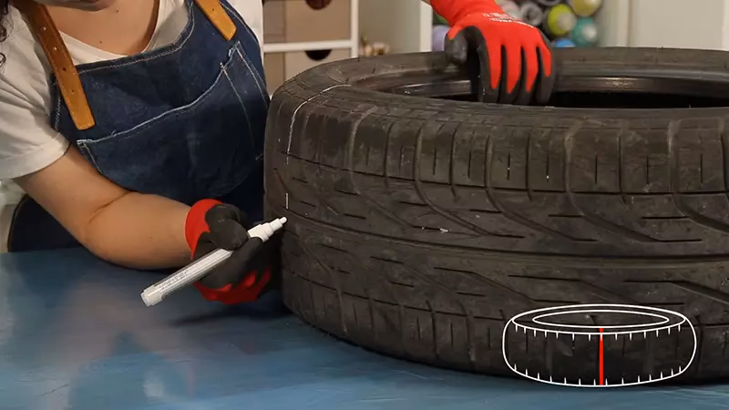 ¿Cómo saco la altura de una llanta?