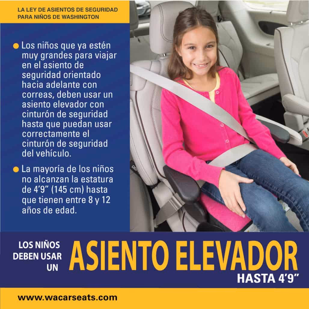 ¿Cómo debe ir colocado un niño en el coche?