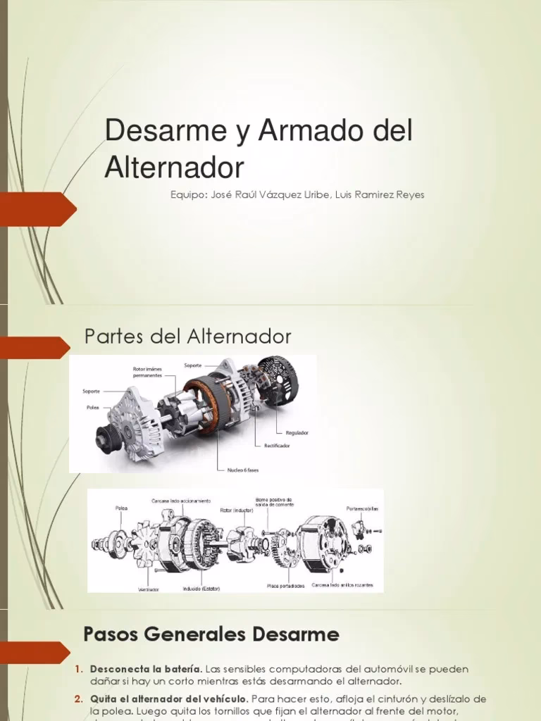 ¿Cómo saber si un alternador se puede reparar?