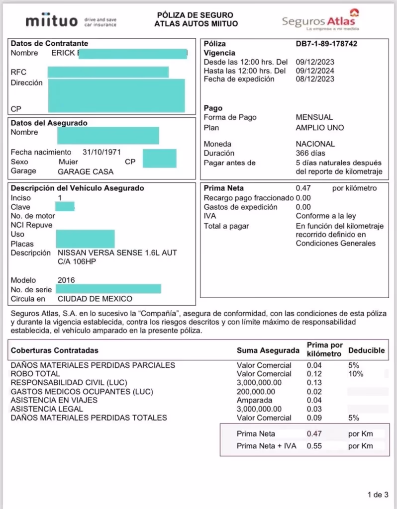 ¿Qué cubre el seguro de auto en México?