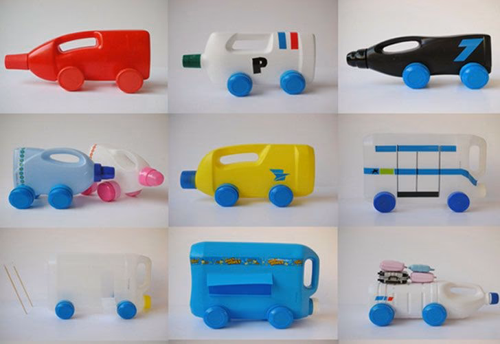 ¿Qué se puede hacer con un bote de plástico?