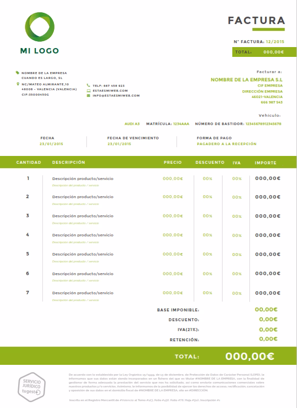 ¿Cómo se facturan los servicios de publicidad?