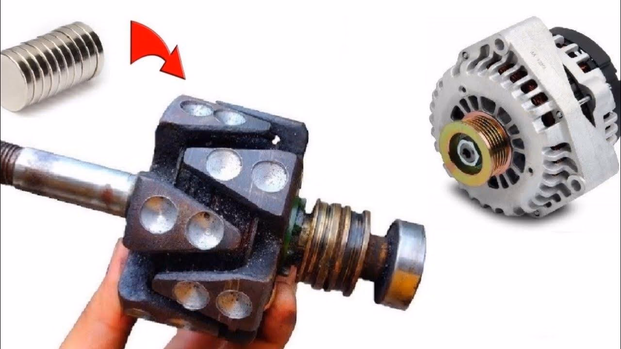 ¿Hay un imán en un alternador?