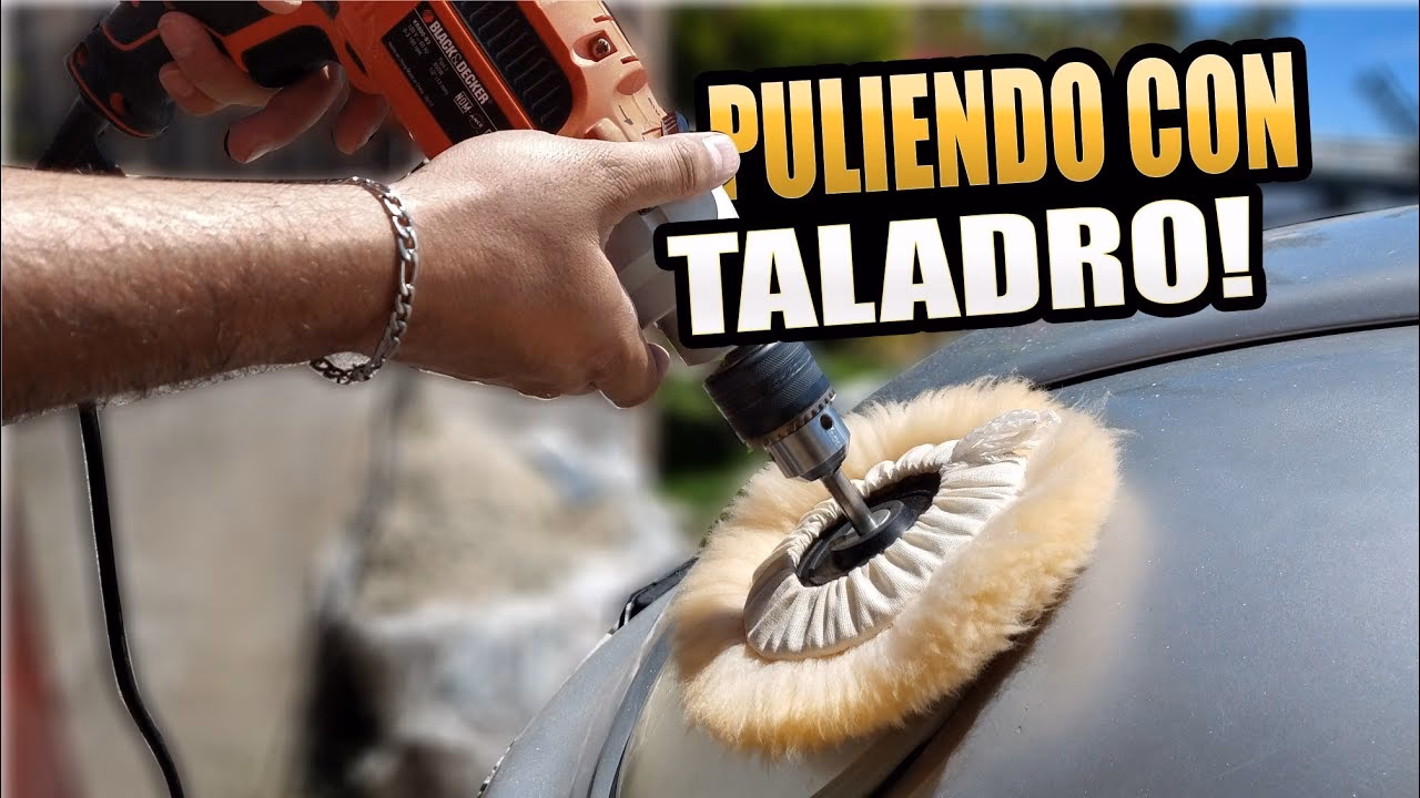¿Se puede utilizar un taladro para pulir un coche?