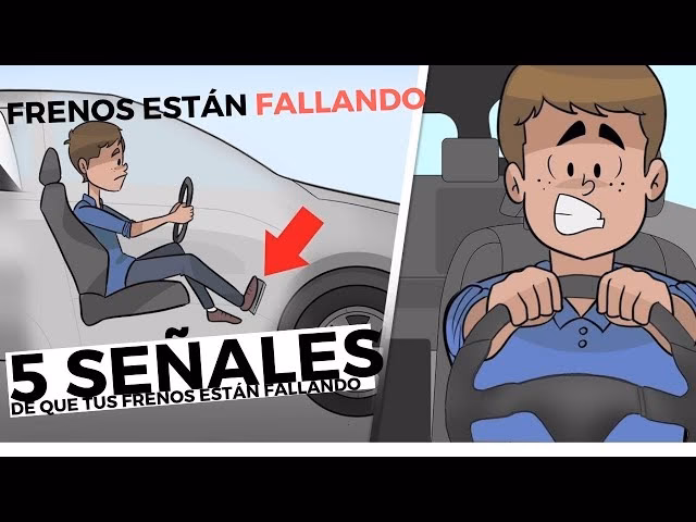 ¿Cuáles son las señales de que el sistema de frenos está dañado?