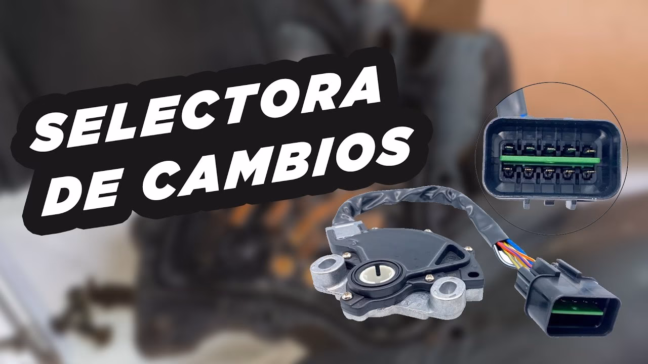 ¿Cómo funciona el selector de cambios?
