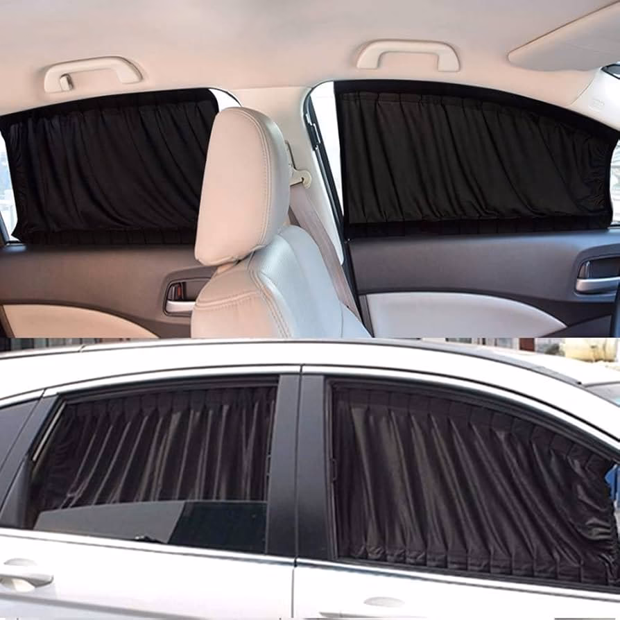 ¿Cómo se llaman las cortinas para las ventanas del coche?