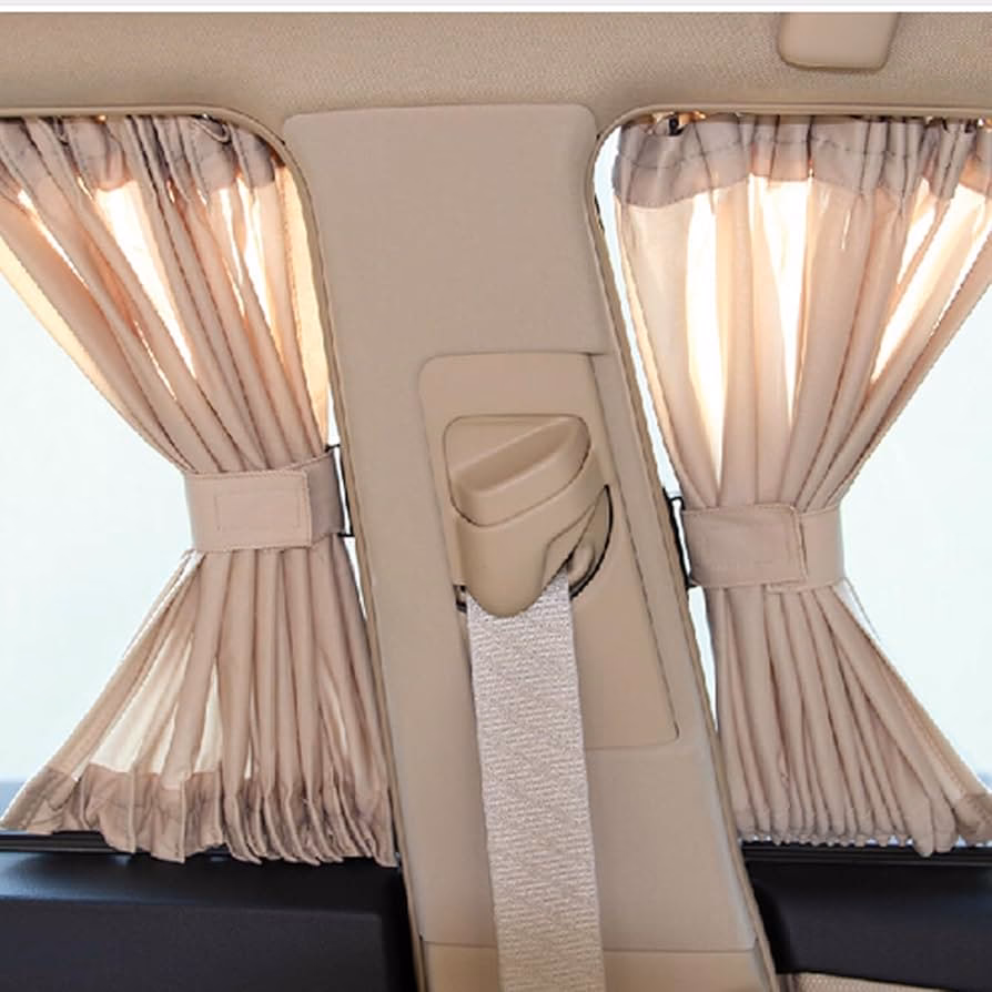 ¿Cómo se llaman las cortinas para las ventanas del coche?