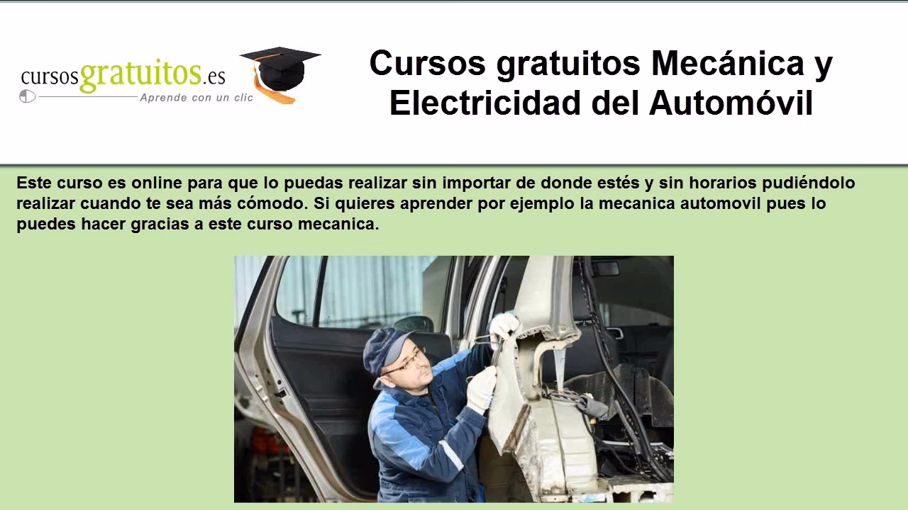 ¿Puedo aprender mecánica automotriz en línea?