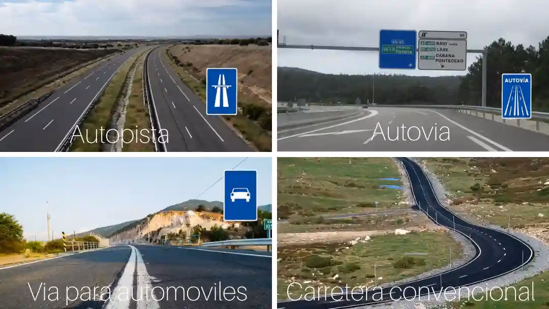 ¿Cómo diferenciar una autovía de una carretera convencional?