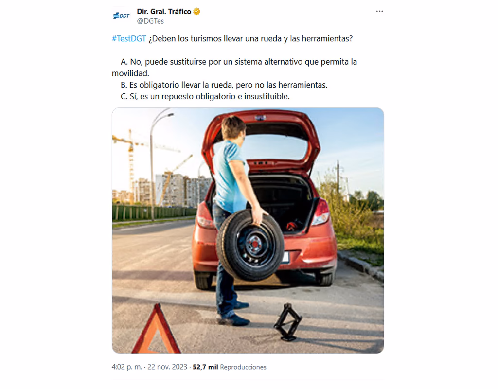 ¿Qué pasa si no tengo una rueda de repuesto en mi coche?