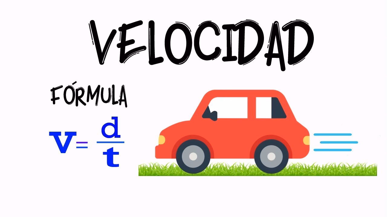 ¿Cuál es la fórmula para calcular la velocidad de un vehículo?