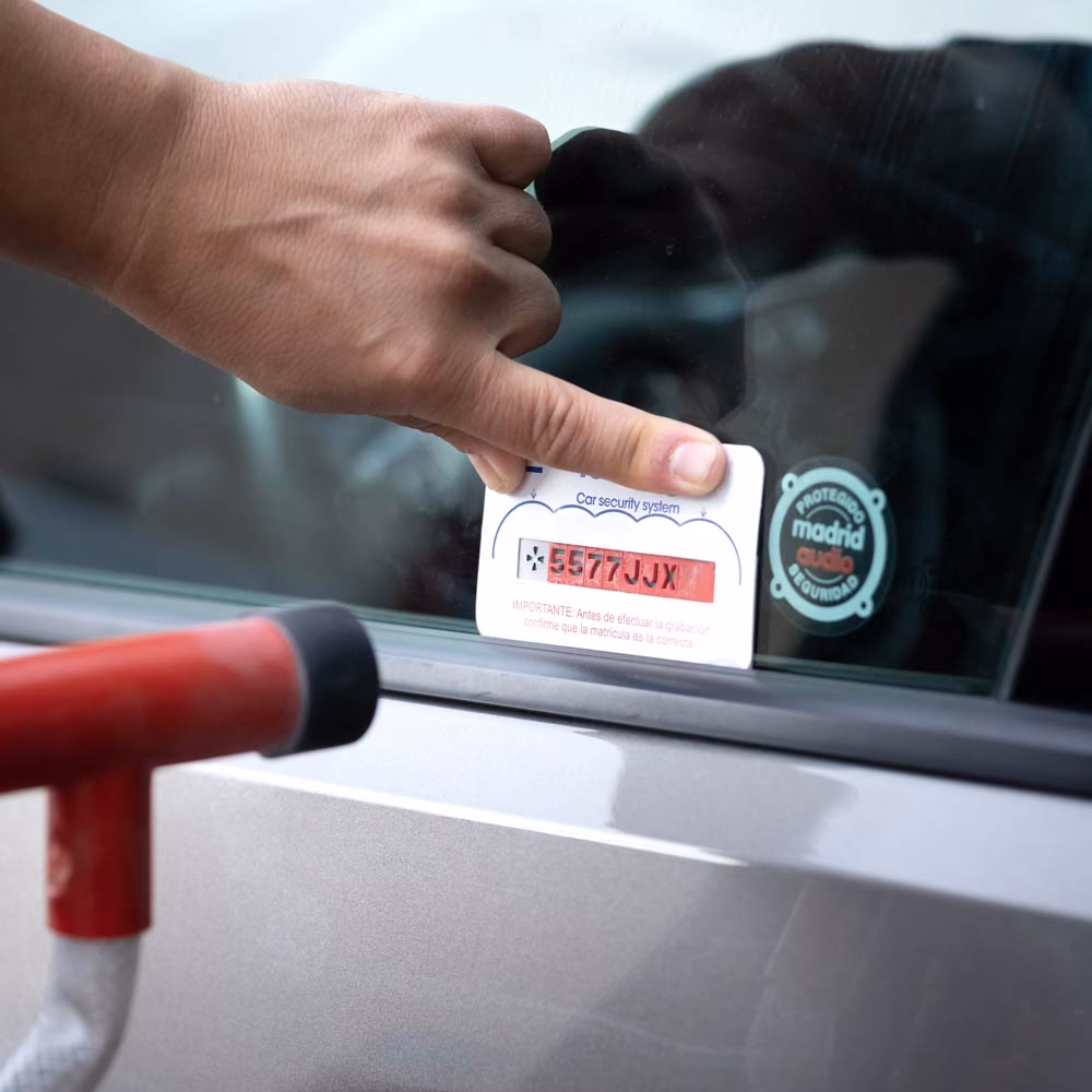 ¿Qué pasa si se ve la matrícula de un coche?