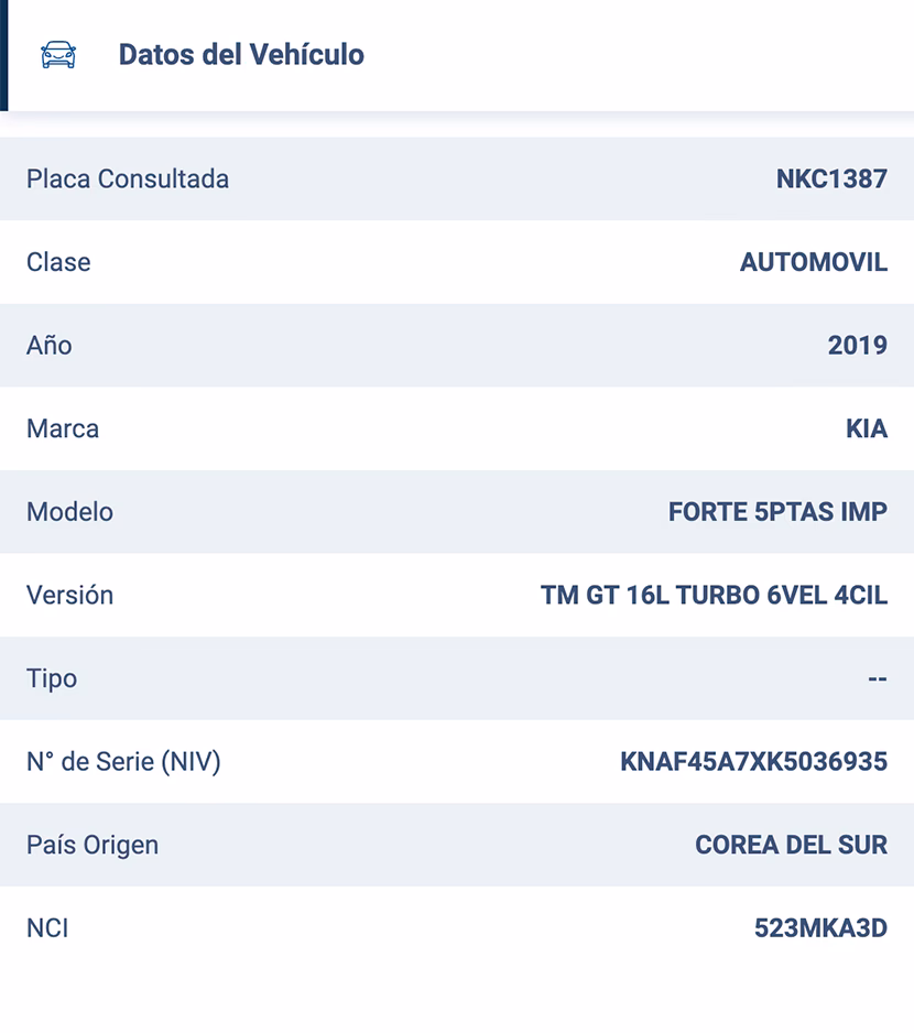 ¿Cómo buscar un carro por la placa?