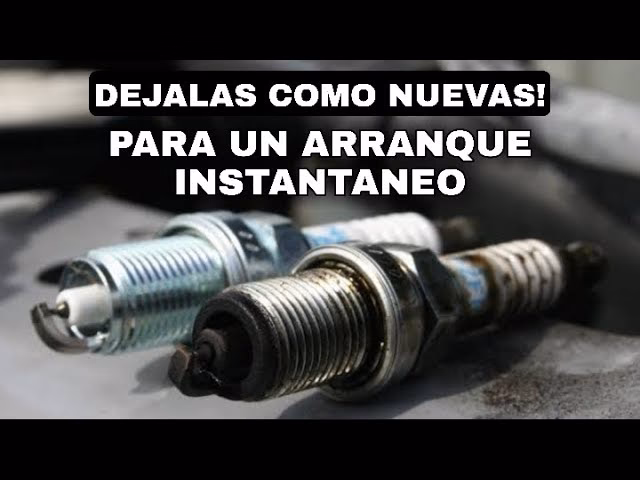 ¿Qué es bueno para limpiar las bujías?
