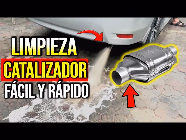 ¿Cómo limpiar el catalizador cuando está sucio?