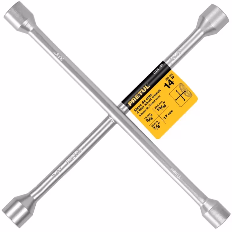 ¿Qué medidas tiene la llave de cruz?