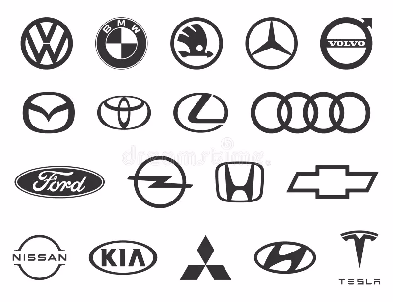 What car has a logo like at?