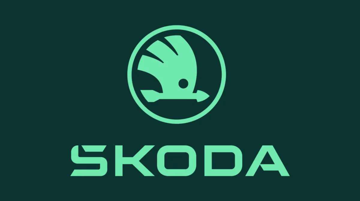What is the animal on the Škoda logo?