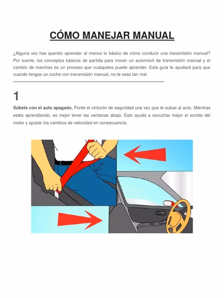 ¿Cómo se llama el libro para aprender a manejar?
