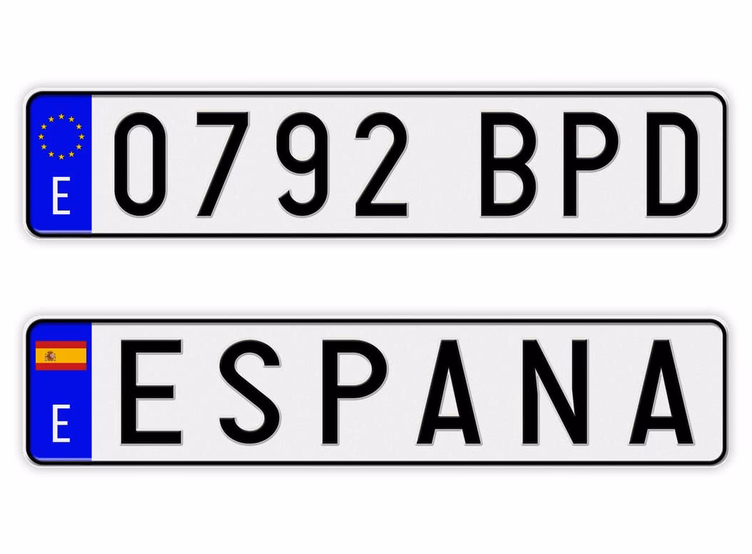 ¿Cuál es la matrícula de mi vehículo?