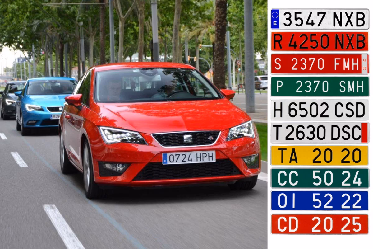 ¿Cuáles son los diferentes tipos de matriculación de vehículos?