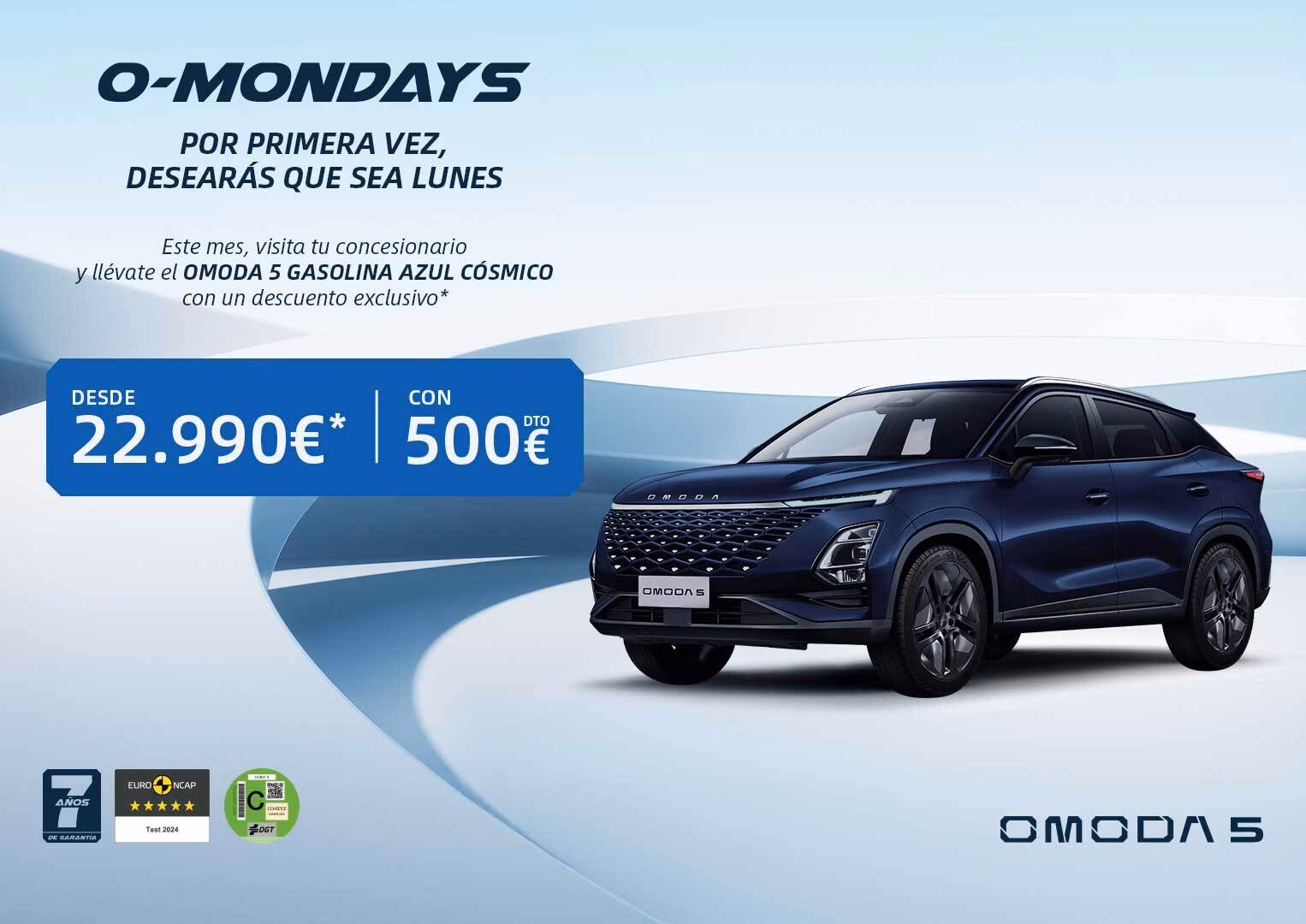 ¿Cuál es el plazo de entrega de un Omoda Omoda 5 de renting?