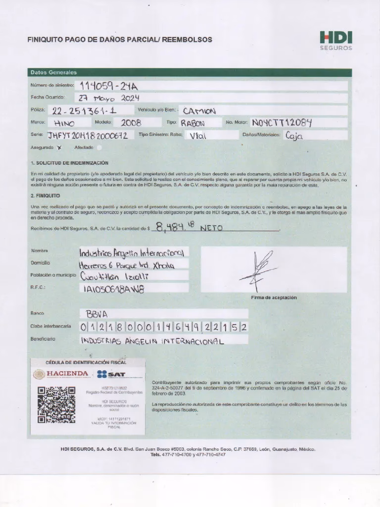 ¿Qué es el pago de daños?