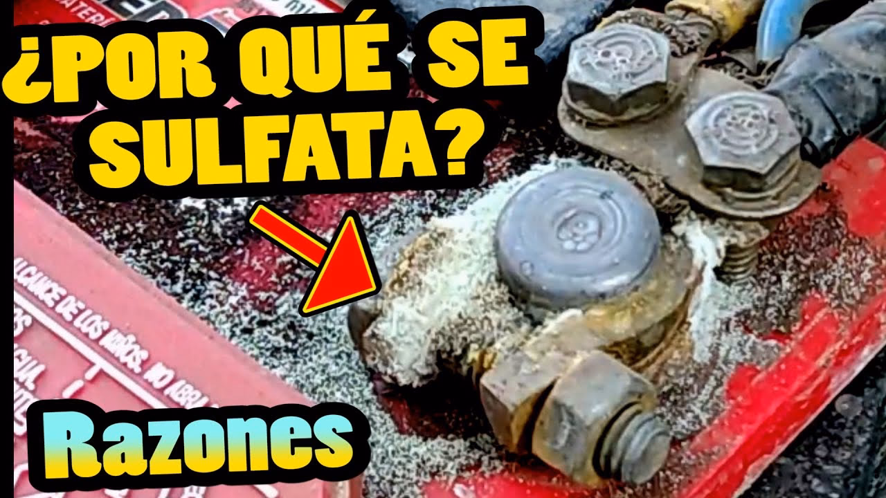 ¿Cómo evitar el sulfato en los bornes de la batería?