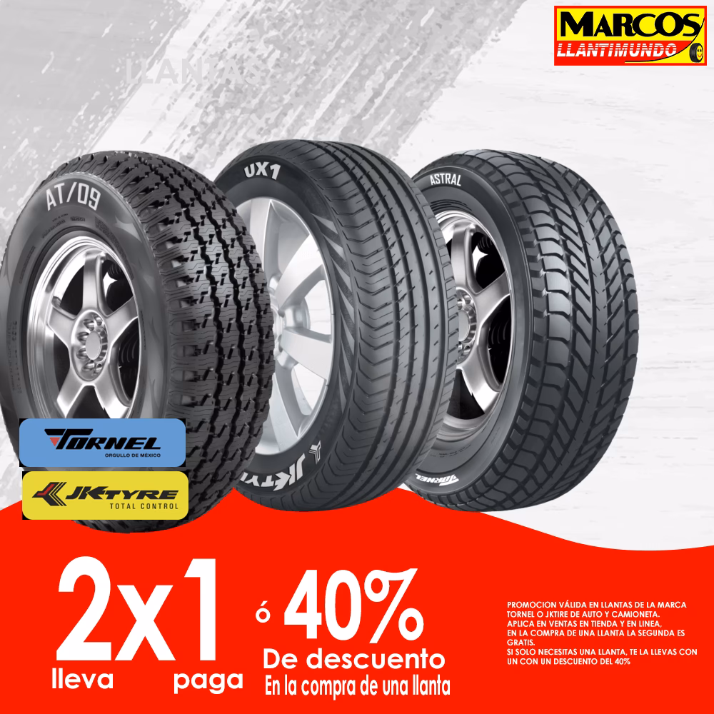 ¿Cuáles son los precios de las llantas para carros?