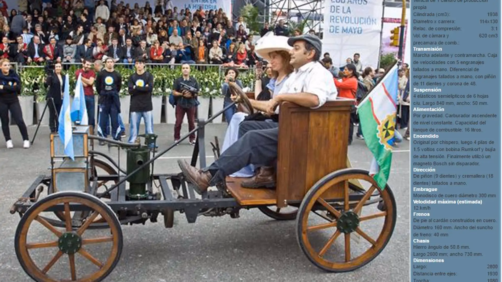 ¿Qué marca de auto creó un argentino?