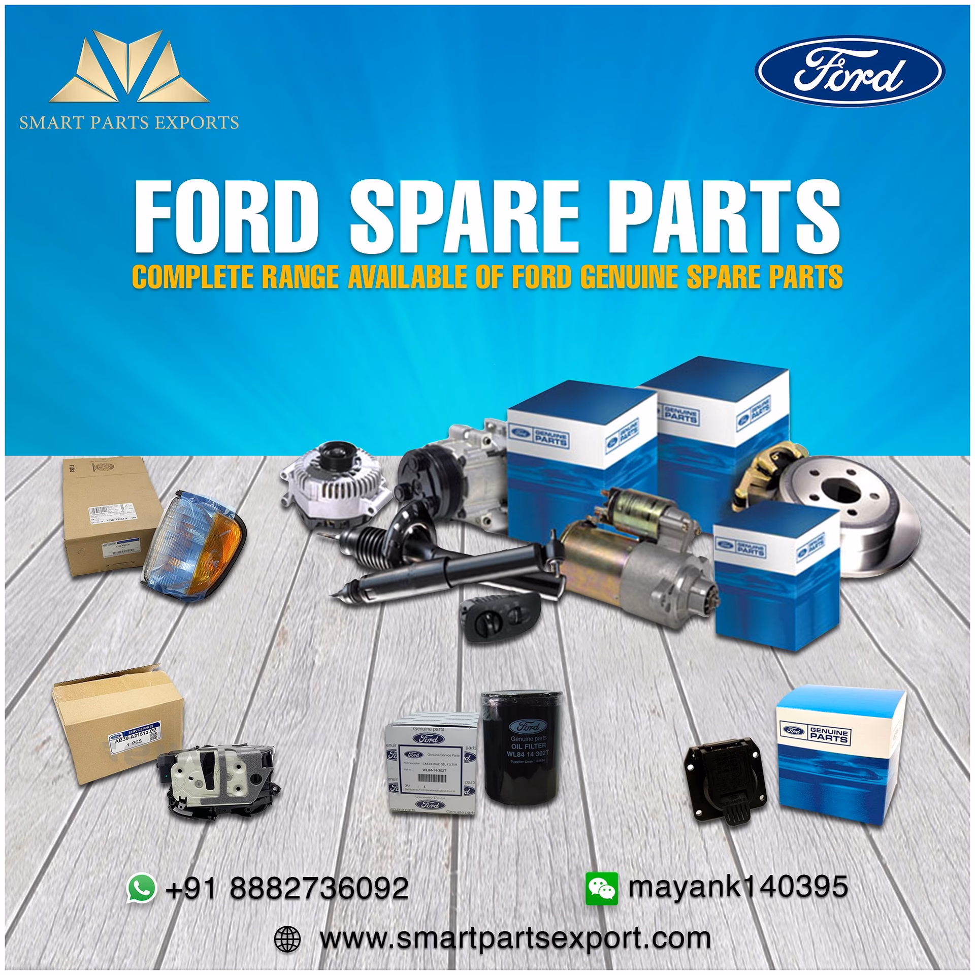 ¿Cuál es el nombre de marca de las piezas Ford?
