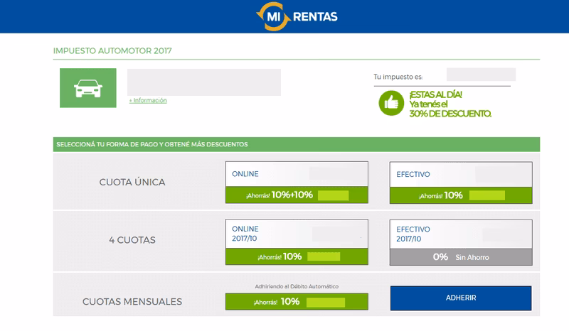 ¿Qué autos dejan de pagar patentes?