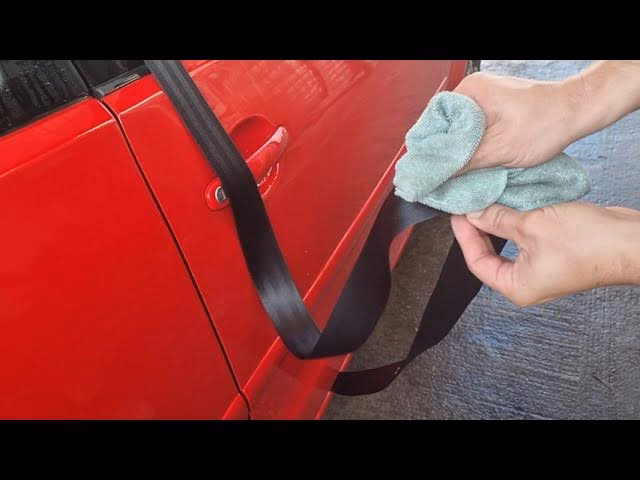 ¿Cómo saber si los cinturones de seguridad están dañados?